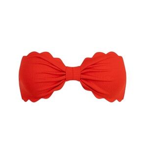 Marysia Antibes Bandeau Bikini Top - Poppy Red